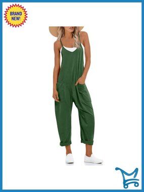 Casual Jumpsuits for Women Adjustable Spaghetti Strap Romper Summer Vacation